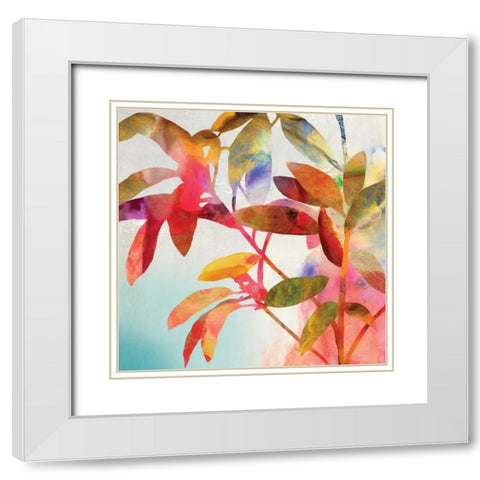 Charlotte II White Modern Wood Framed Art Print with Double Matting by Jensen, Asia