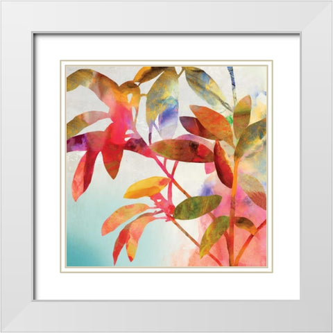 Charlotte II White Modern Wood Framed Art Print with Double Matting by Jensen, Asia