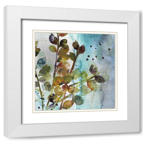 Within I White Modern Wood Framed Art Print with Double Matting by Jensen, Asia