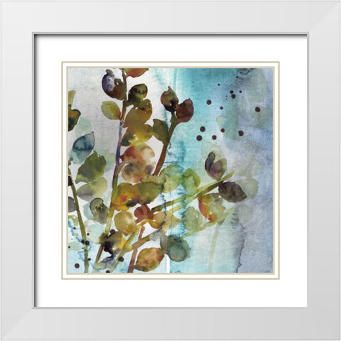 Within I White Modern Wood Framed Art Print with Double Matting by Jensen, Asia