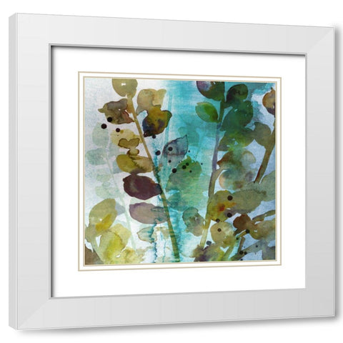 Within II White Modern Wood Framed Art Print with Double Matting by Jensen, Asia