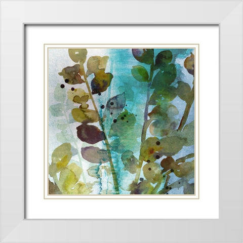 Within II White Modern Wood Framed Art Print with Double Matting by Jensen, Asia