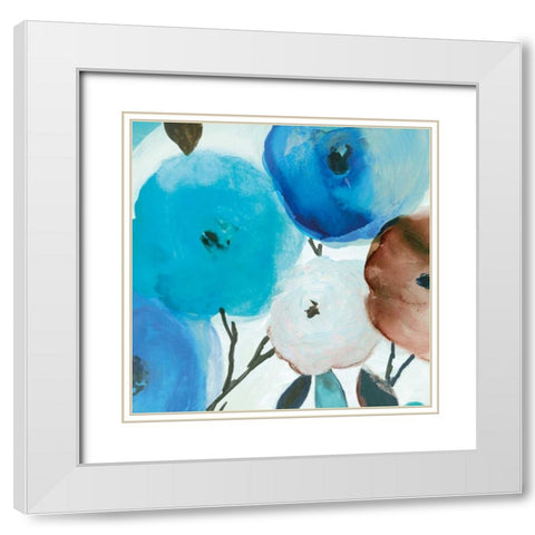 Morning Pearls I White Modern Wood Framed Art Print with Double Matting by Jensen, Asia