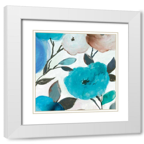 Morning Pearls II White Modern Wood Framed Art Print with Double Matting by Jensen, Asia