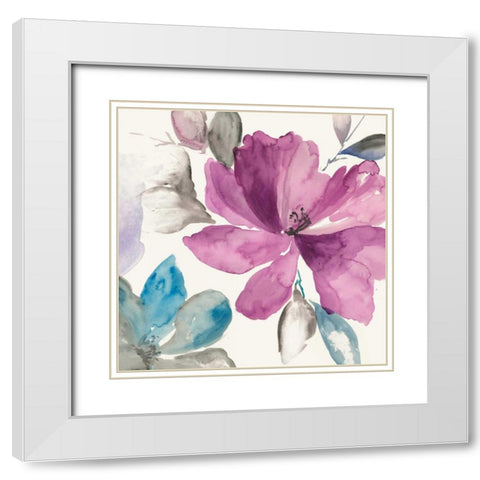 Surrender I White Modern Wood Framed Art Print with Double Matting by Jensen, Asia