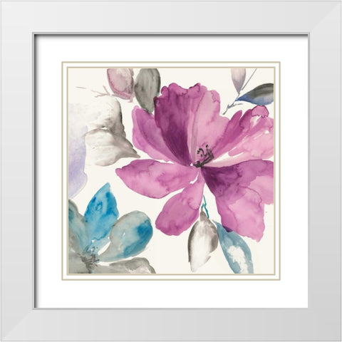 Surrender I White Modern Wood Framed Art Print with Double Matting by Jensen, Asia