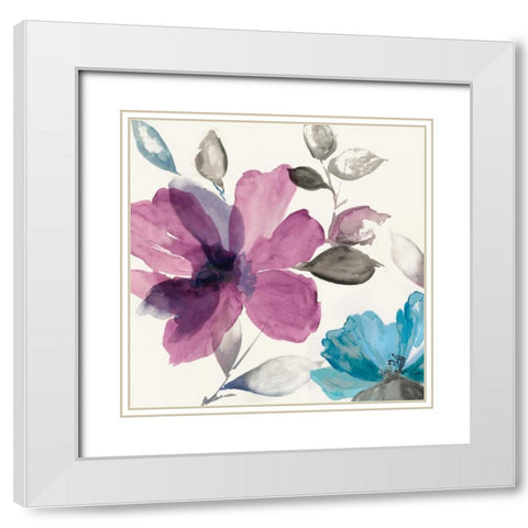 Surrender II White Modern Wood Framed Art Print with Double Matting by Jensen, Asia