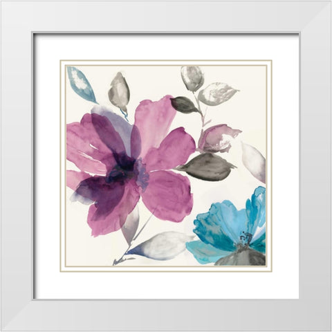 Surrender II White Modern Wood Framed Art Print with Double Matting by Jensen, Asia