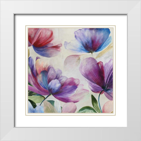 Wanting White Modern Wood Framed Art Print with Double Matting by Jensen, Asia