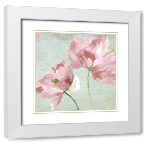 Candy II White Modern Wood Framed Art Print with Double Matting by Jensen, Asia