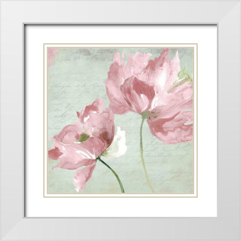 Candy II White Modern Wood Framed Art Print with Double Matting by Jensen, Asia