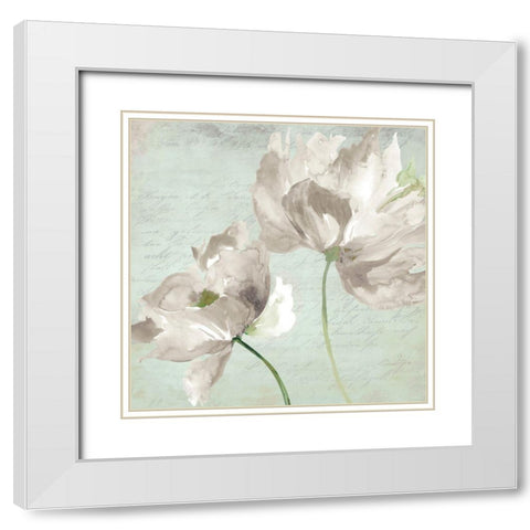 Candy II White Modern Wood Framed Art Print with Double Matting by Jensen, Asia