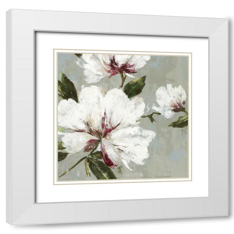 Olivia I White Modern Wood Framed Art Print with Double Matting by Jensen, Asia