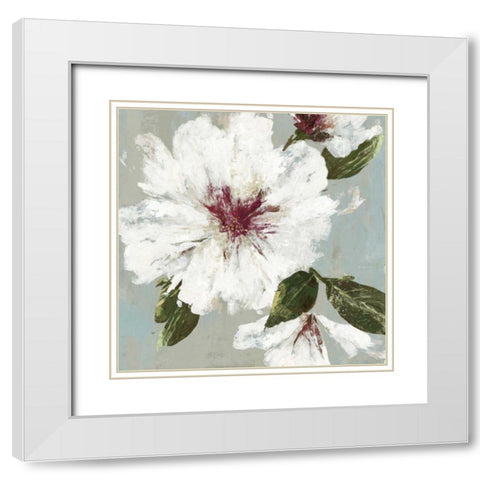 Olivia II White Modern Wood Framed Art Print with Double Matting by Jensen, Asia