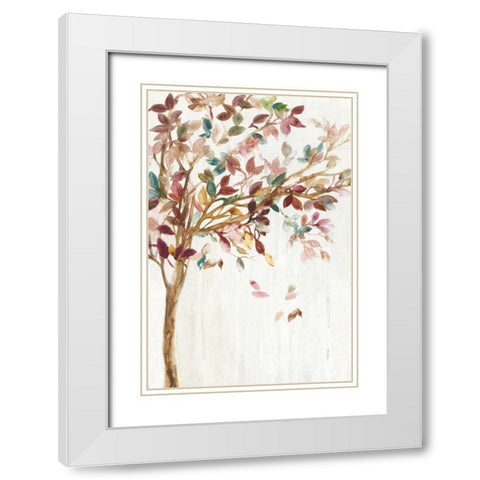Tree of Life White Modern Wood Framed Art Print with Double Matting by Jensen, Asia