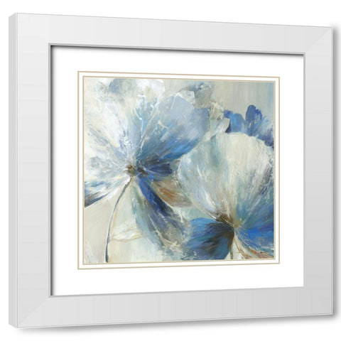 Gigi II White Modern Wood Framed Art Print with Double Matting by Jensen, Asia