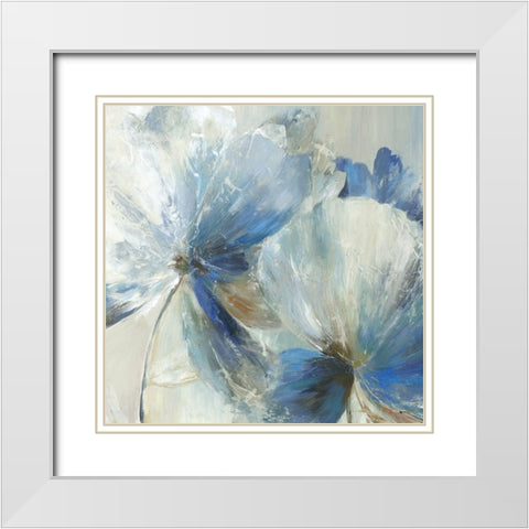 Gigi II White Modern Wood Framed Art Print with Double Matting by Jensen, Asia