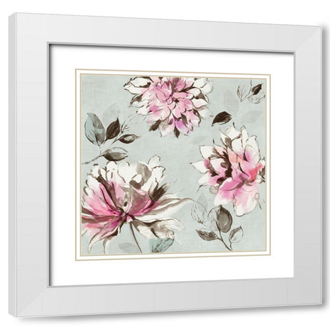 Botanics I  White Modern Wood Framed Art Print with Double Matting by Jensen, Asia