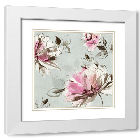 Botanics II White Modern Wood Framed Art Print with Double Matting by Jensen, Asia