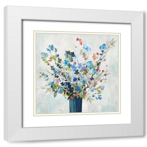 Enlightenment White Modern Wood Framed Art Print with Double Matting by Jensen, Asia