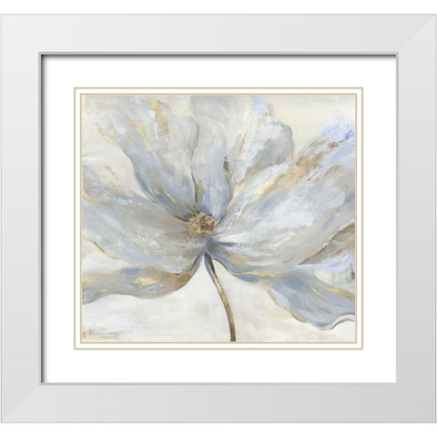 Novelty  White Modern Wood Framed Art Print with Double Matting by Jensen, Asia