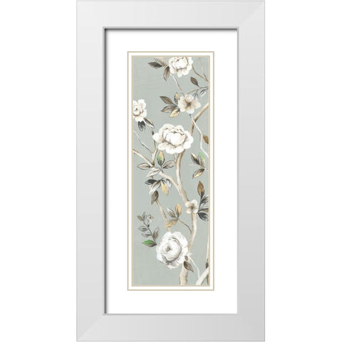 A Flower For You III White Modern Wood Framed Art Print with Double Matting by Jensen, Asia