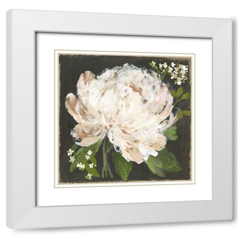 Fruit of the Flower I White Modern Wood Framed Art Print with Double Matting by Jensen, Asia