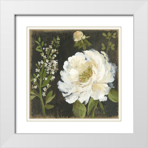 Fruit of the Flower III White Modern Wood Framed Art Print with Double Matting by Jensen, Asia