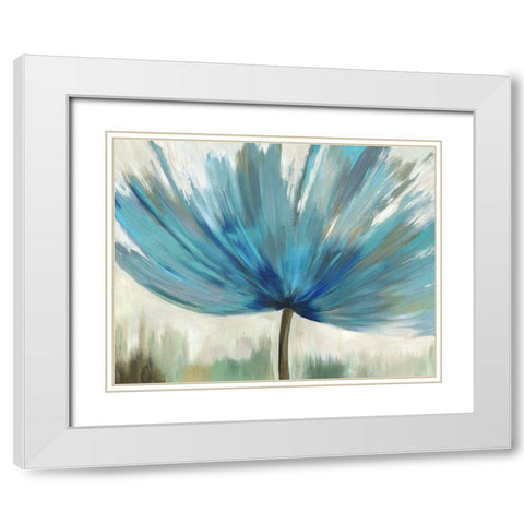 Tiny Petals White Modern Wood Framed Art Print with Double Matting by Jensen, Asia
