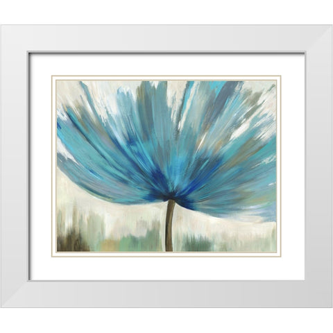 Tiny Petals White Modern Wood Framed Art Print with Double Matting by Jensen, Asia