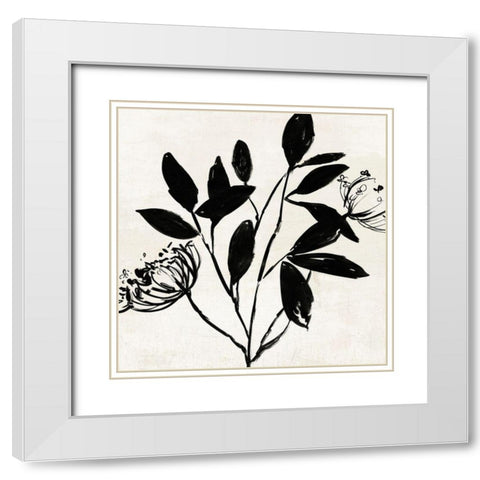 Unafraid I White Modern Wood Framed Art Print with Double Matting by Jensen, Asia