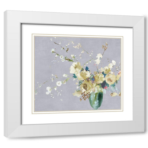 Galaxy Away White Modern Wood Framed Art Print with Double Matting by Jensen, Asia