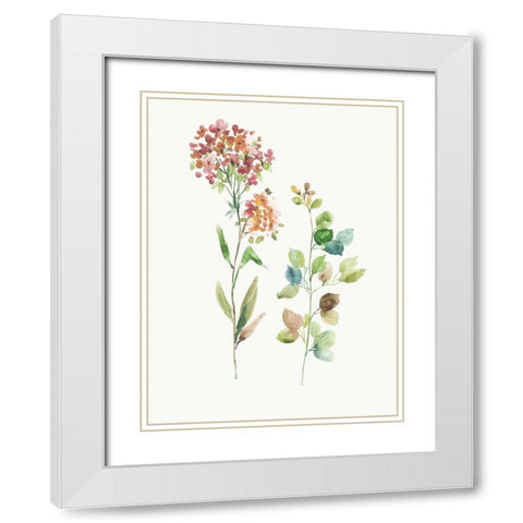 My Heart is Set White Modern Wood Framed Art Print with Double Matting by Jensen, Asia