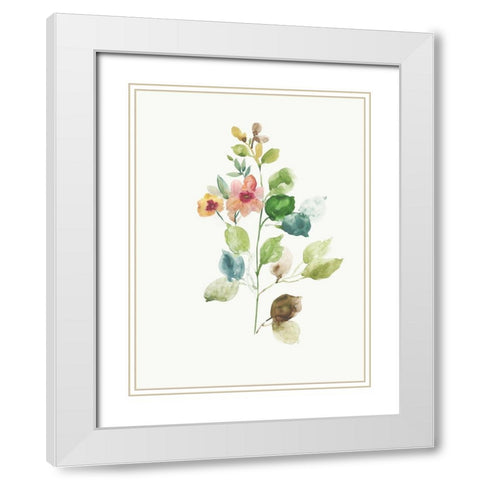 When You Met Her White Modern Wood Framed Art Print with Double Matting by Jensen, Asia