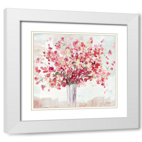 Madison  White Modern Wood Framed Art Print with Double Matting by Jensen, Asia