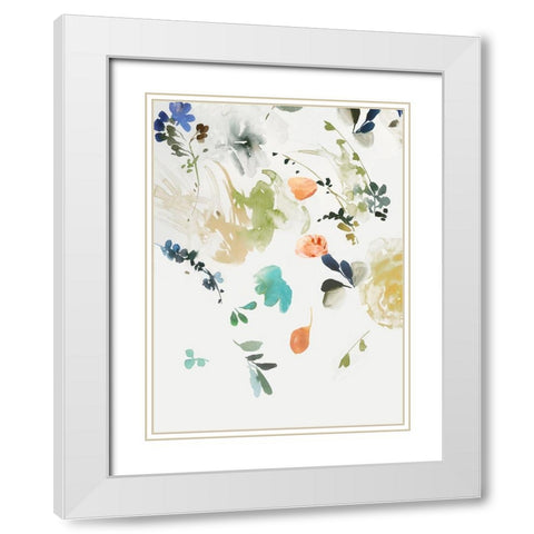 Becoming  White Modern Wood Framed Art Print with Double Matting by Jensen, Asia