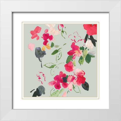 On the Move I White Modern Wood Framed Art Print with Double Matting by Jensen, Asia