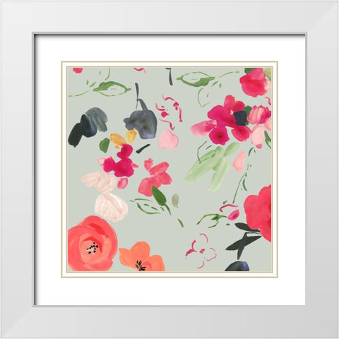 On the Move II White Modern Wood Framed Art Print with Double Matting by Jensen, Asia