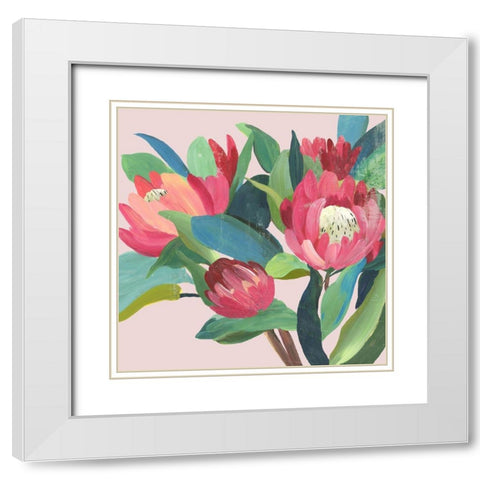 Summer Day White Modern Wood Framed Art Print with Double Matting by Jensen, Asia