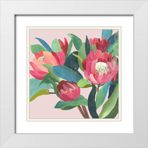 Summer Day White Modern Wood Framed Art Print with Double Matting by Jensen, Asia