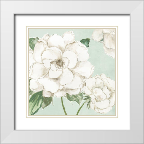 Morning Dream White Modern Wood Framed Art Print with Double Matting by Jensen, Asia