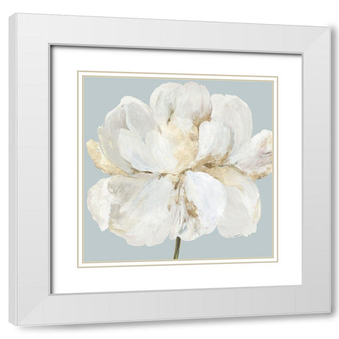Garden Queen II White Modern Wood Framed Art Print with Double Matting by Jensen, Asia