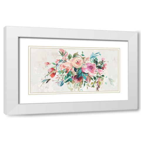 Absolutely Beautiful White Modern Wood Framed Art Print with Double Matting by Jensen, Asia