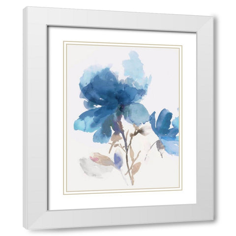 Wake Me Softly I White Modern Wood Framed Art Print with Double Matting by Jensen, Asia