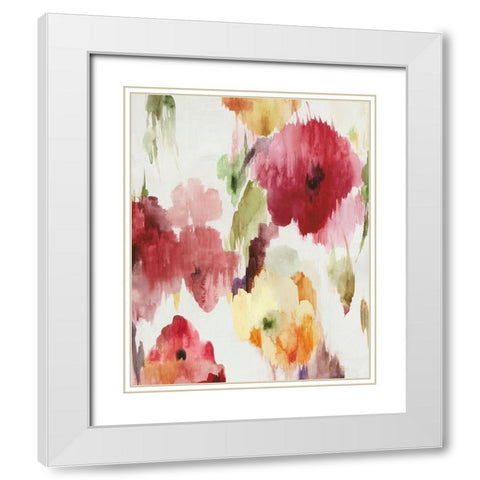 Bloom Ray I White Modern Wood Framed Art Print with Double Matting by Jensen, Asia