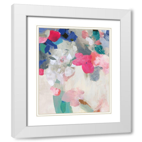 Summer Together I White Modern Wood Framed Art Print with Double Matting by Jensen, Asia