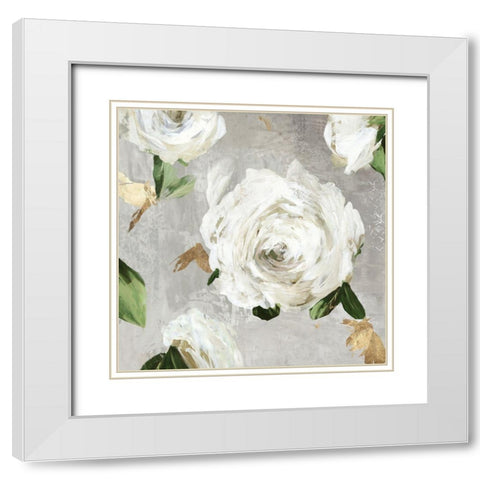 Garden Memories II White Modern Wood Framed Art Print with Double Matting by Jensen, Asia
