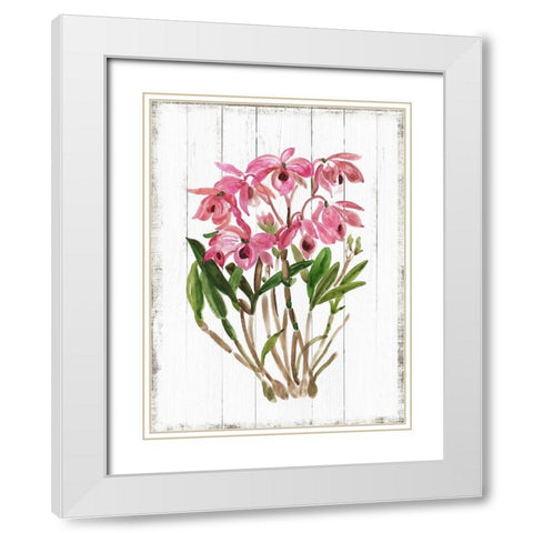 Sharing Memories III White Modern Wood Framed Art Print with Double Matting by Jensen, Asia