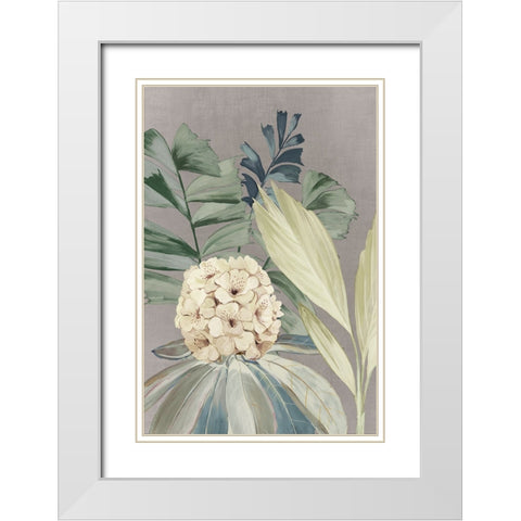 Fairytale II Blue Version White Modern Wood Framed Art Print with Double Matting by Jensen, Asia