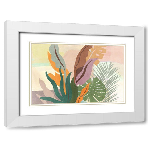Lush Forest I  White Modern Wood Framed Art Print with Double Matting by Jensen, Asia